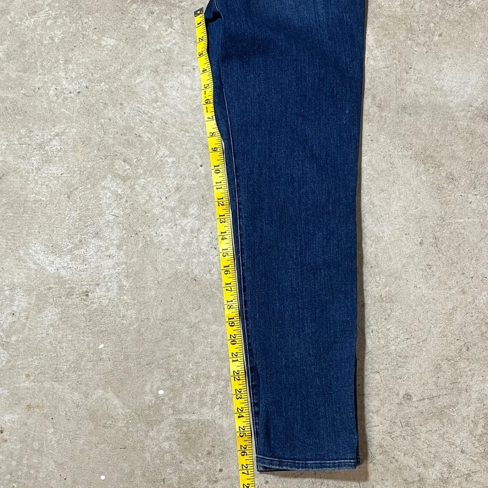 Frame Denim Skinny Cropped Blue Jeans Women's Size 31 Zipper Fly Stretch